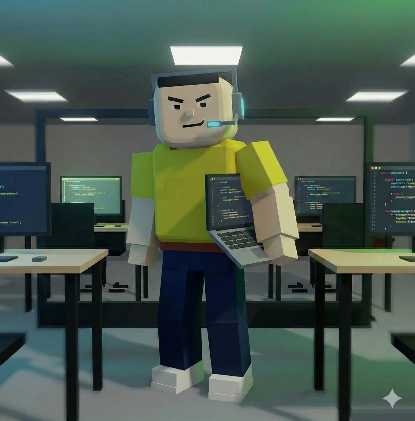 Aliquantum社のエンジニアNPC